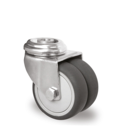 Cascoo Ruota orientabile con foro passante