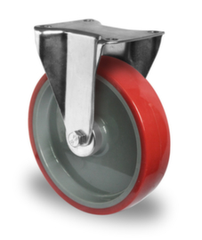 Cascoo Ruota fissa, carico massimo 130 kg, gommatura in poliammide