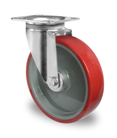 Cascoo Ruota girevole, carico massimo 200 kg, gommatura in poliammide