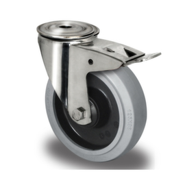 Cascoo Ruota orientabile a foro passante con fermo