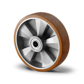 Cascoo Ruota incorporata, carico massimo 800 kg, gommatura in poliuretano