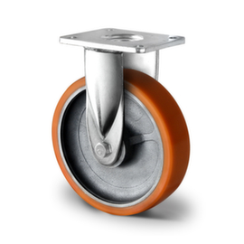 Cascoo Ruota fissa, carico massimo 1000 kg, gommatura in poliuretano