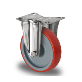 Cascoo Ruota fissa, carico massimo 300 kg, gommatura in poliuretano