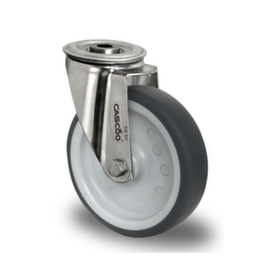 Cascoo Ruota orientabile con foro passante