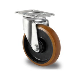 Cascoo Ruota girevole, carico massimo 200 kg, gommatura in poliuretano