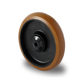 Cascoo Ruota incorporata, carico massimo 250 kg, gommatura in poliuretano