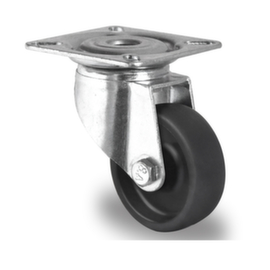 Cascoo Ruota girevole, gommatura in polipropilene