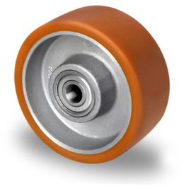 Cascoo Ruota incorporata, carico massimo 180 kg, gommatura in poliuretano