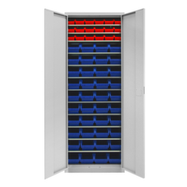 Armadio con contenitori a giorno