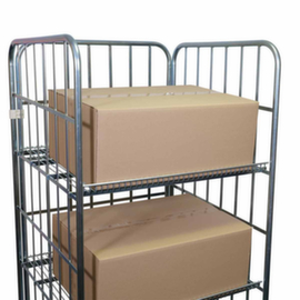 Ripiano di aggancio per scaffale avvolgibile