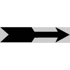 adesivo con freccia direzionale SafetyMarking®, alluminio