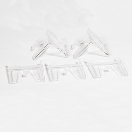 set di calotte per porta d’emergenza GfS Typ K, 2 x angolari di fissaggio, 3 x chiusure terminali