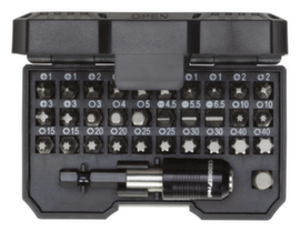 GEDORE R33005031 Scatola bit 1/4 SL+PH+PZ+TX+6 lati 32 pezzi