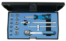 20 EMU-3 Set di chiavi a bussola 1/4" 16 pezzi esagono 4-13 mm