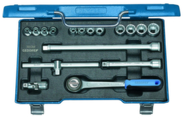 D 30 GMU-3 Set di chiavi a bussola 3/8" 17 pezzi profilo UD 6-19 mm