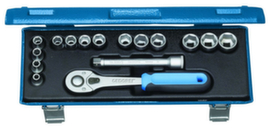 30 JMU-10 Set di chiavi a bussola 3/8" 16 pezzi esagono 6-19 mm