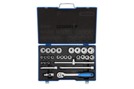 19 VMU-10 Set di chiavi a bussola 1/2" 28 pezzi esagonali 10-36 mm