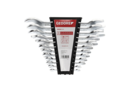 GEDORE R05125012 Set di chiavi aperte doppie corte SW6-32 mm 12 pezzi