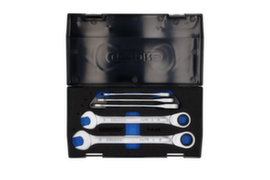 GEDORE 7 R-005 Set di chiavi aperte con cricchetto ad anello 5 pezzi 8-19 mm