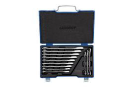 GEDORE 7 R-012 Set di chiavi con cricchetto ad anello 12 pezzi 8-19 mm