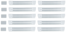 E-S 1507 XL SF1 Set di divisori longitudinali da 5 pezzi