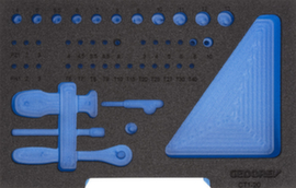EI-1100 CT1-20 Modulo schiuma 1/2 L-BOXX 136 vuoto