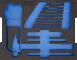 GEDORE EI-1100 CT2-BASIC modulo schiuma 2/2 L-BOXX 136 vuoto