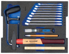 GEDORE 1100 CT2-BASIC assortimento per apprendisti in modulo 2/2 L-BOXX 136