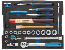 1100 CT2-01 Assortimento Craftsman 26 pezzi in 2/2 modulo L-BOXX 136