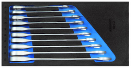 GEDORE 1500 CT1-7 R Set di chiavi aperte con cricchetto ad anello in modulo di controllo utensili