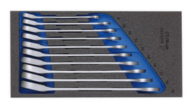 1500 CT1-7 UR Set di chiavi aperte con cricchetto ad anello commutabile nel modulo di controllo utensili