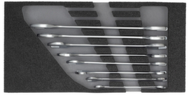 R22150001 Set di chiavi aperte doppie 2/6 CT modulo 8 pezzi