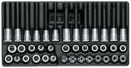 1500 ES ITX 30 Set di punte per cacciaviti 3/8" in modulo 1/3 ES