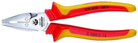 SB VDE 8250-180 H Pinza combinata elettrica VDE con guaina isolante 180 mm