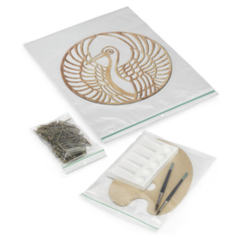 Sacchetto di tenuta a pressione, 100 µm, lunghezza x larghezza 150 x 100 mm