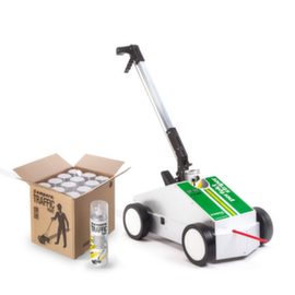 a.m.p.e.r.e. Set di marcatori per pavimenti TRAFFIC con 12 barattoli di colore