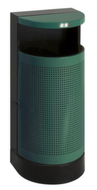 Cestini per rifiuti per uso esterno, 35 l, verde