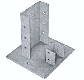 SCHULTE Piastra di base per scaffale per pallet, larghezza 211 mm