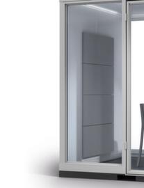 Kleusberg pannelli fonoassorbenti da parete TRENDLINE per ambiente multiuso, larghezza 500 mm