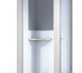 Kleusberg ripiano scrivania ad angolo TRENDLINE per ambiente multiuso