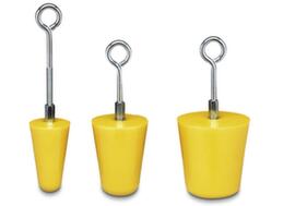 Tappi di tenuta in PU di colore giallo
