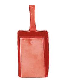 Paletta manuale in PP di colore rosso