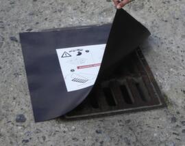 Coperchio magnetico per pozzetti