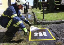 tappetino di bloccaggio perdite pieghevole