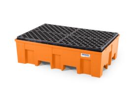 Vaschetta di raccolta in PE base-line per fusto da 2x200 l