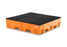 Vaschetta di raccolta in PE base-line per fusto da 4x200 l