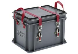 Contenitore certificato UN con coperchio incernierato