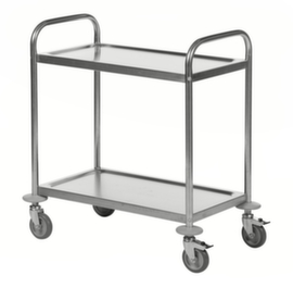 Kongamek Carrello di servizio in acciaio inox