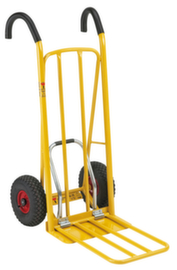 Kongamek carrello per sacchi con pala pieghevole, carico massimo 250 kg, gommatura in aria