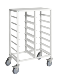 Kongamek Carrello a piani con portavaligie, carico max. 150 kg, 14 piani